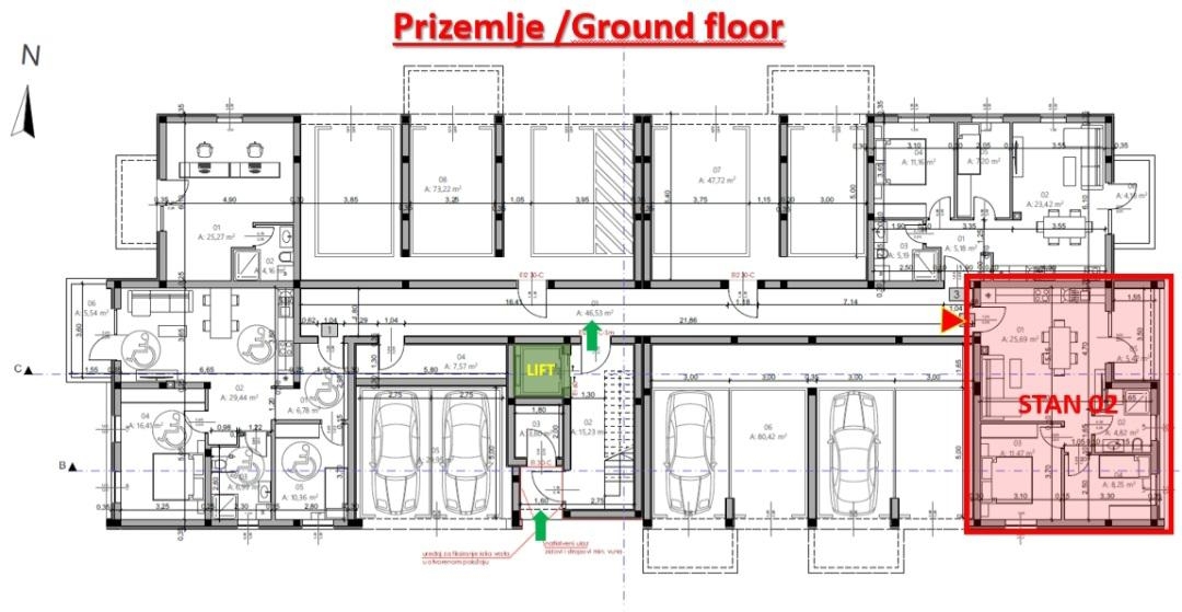 Monvidal, Pula, 55,65m2