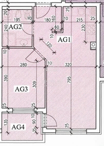 Monvidal, Pula, 61,39m2