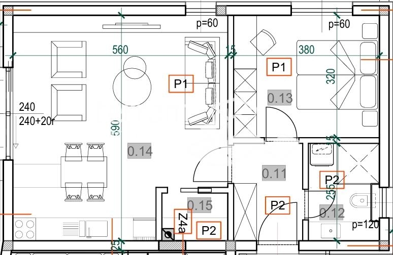 Štinjan, Pula, 66,23m2