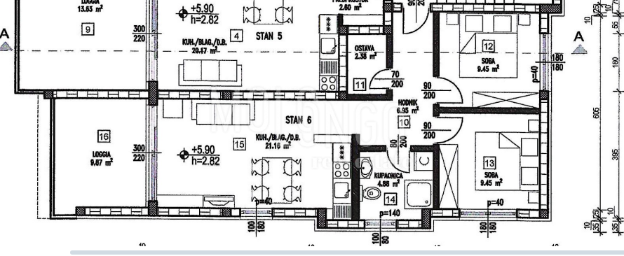 Stanovanje/apartma Novi Vinodolski, 1m2