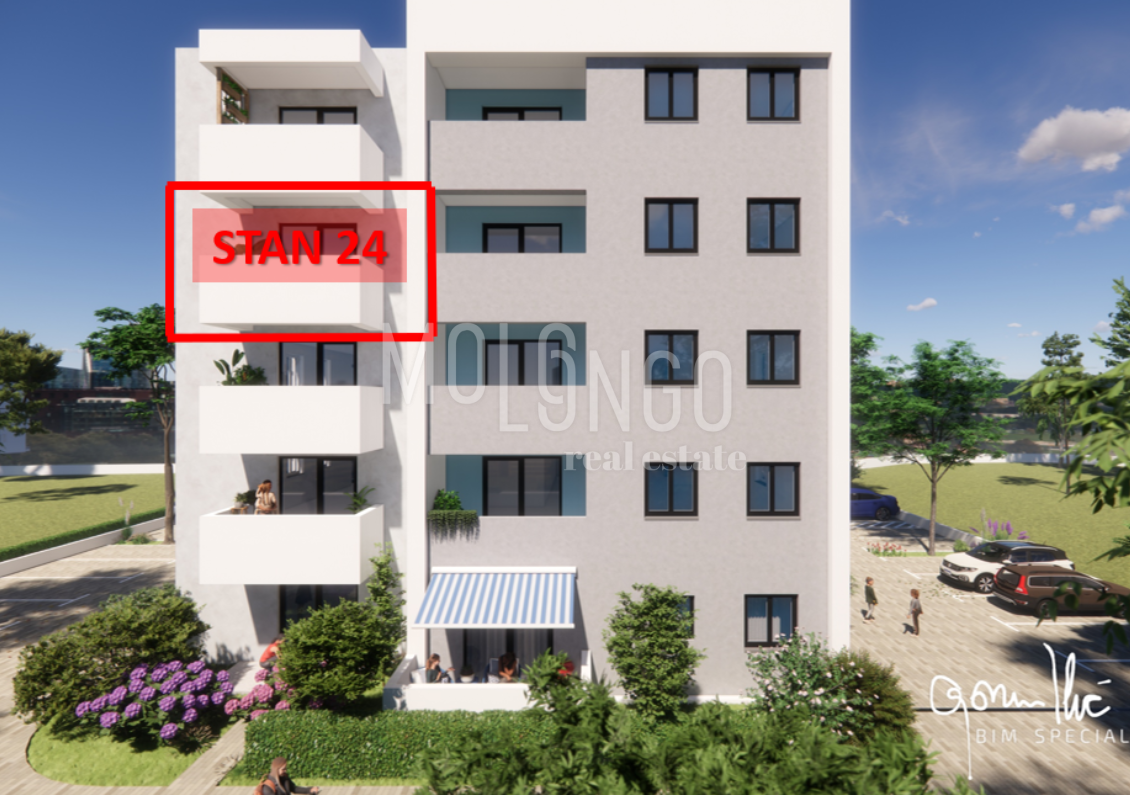 ISTRA, PULA - Novogradnja, stan 24 – 3. kat, 54,95 m²