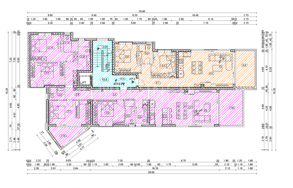 Stanovanje/apartma Opatija - Centar, Opatija, 163.50m2