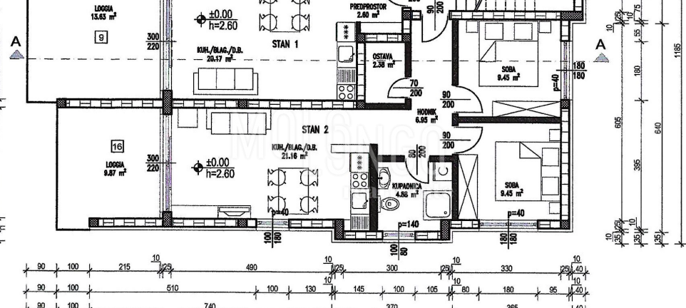 Stanovanje/apartma Novi Vinodolski, 1m2