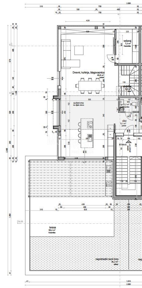 Stanovanje/apartma Rovinj, 91,68m2