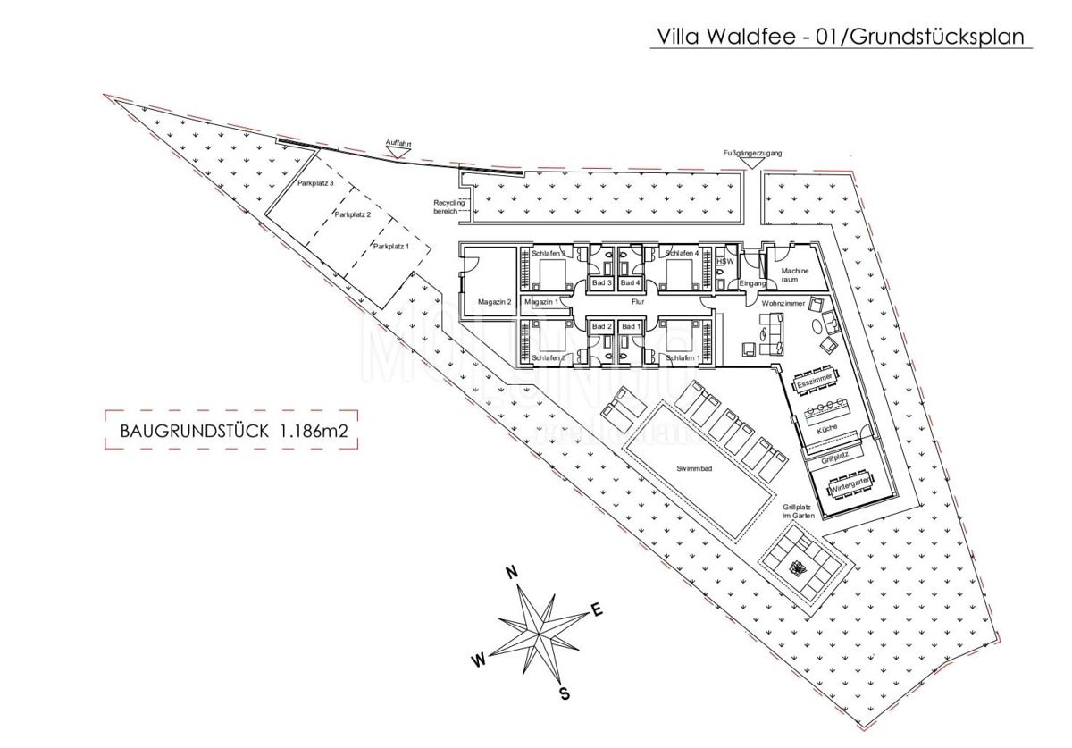 ISTRA, BARBAN Priložnost! Gradbena parcela z glavnim projektom