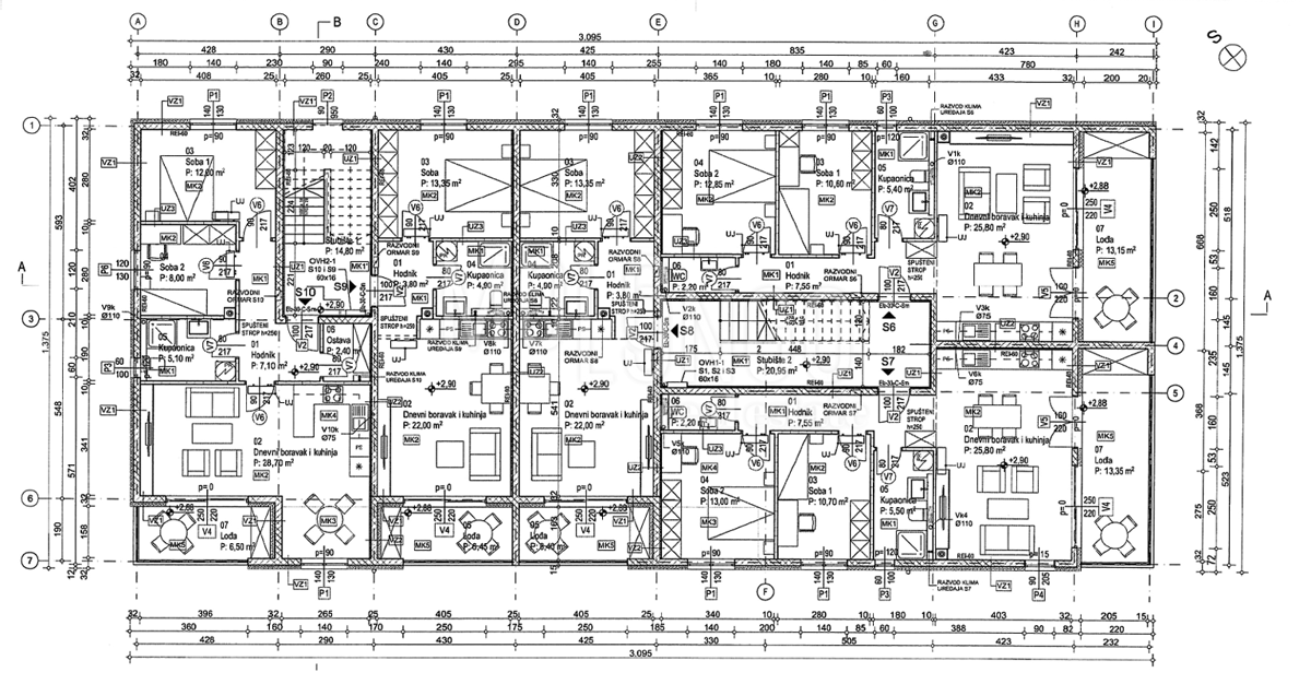Stanovanje/apartma Dražice, Jelenje, 50,45m2