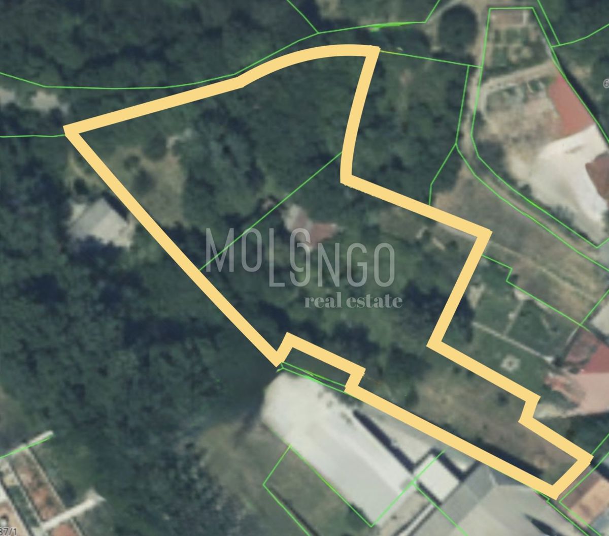 Zemljišče Čavle, 2637m2