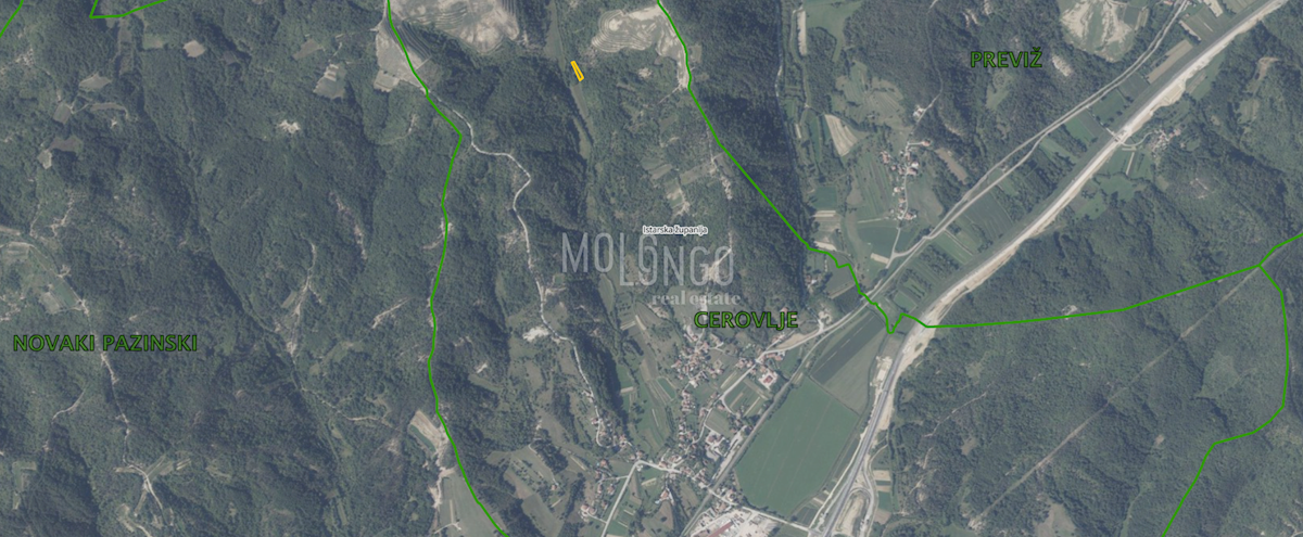 Zemljišče Cerovlje, 1.166m2