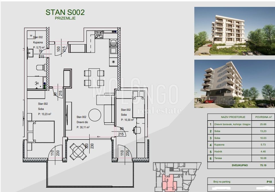 Stanovanje/apartma Zamet, Rijeka, 64,11m2