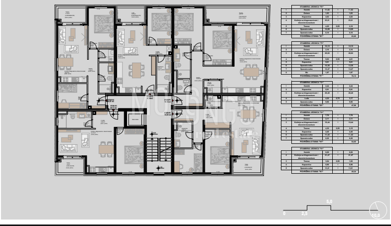 Stanovanje/apartma Poreč, 48,07m2