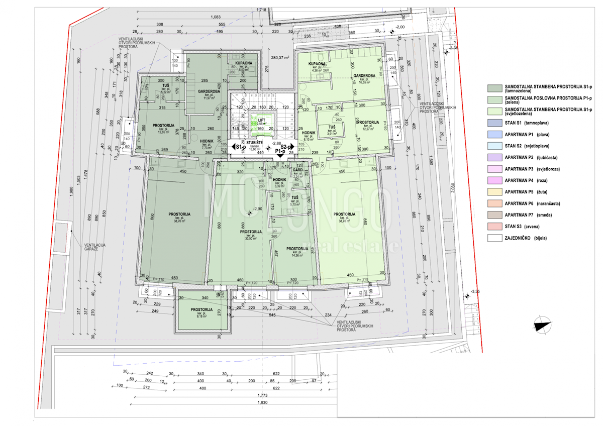Stanovanje/apartma Opatija - Centar, Opatija, 88,10m2