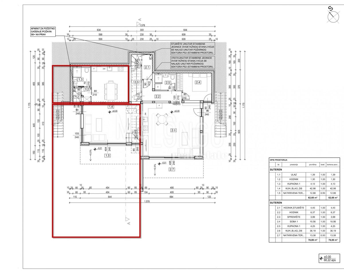 Stanovanje/apartma Dramalj, Crikvenica, 152m2