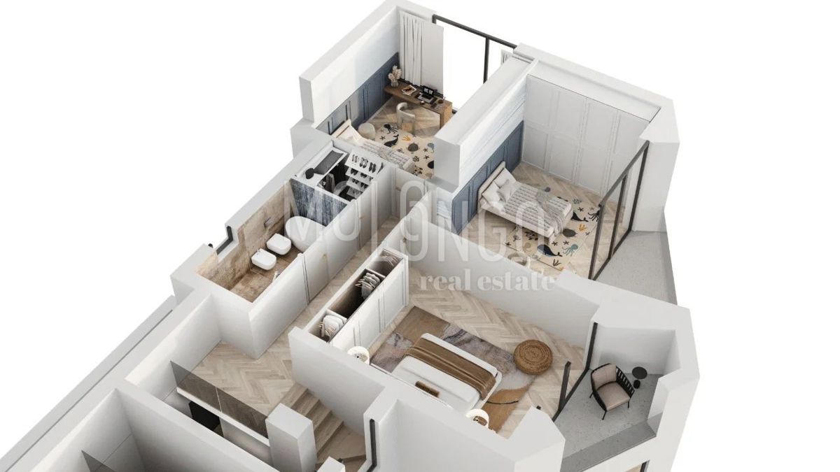 Stanovanje/apartma Kostrena, 75,90m2