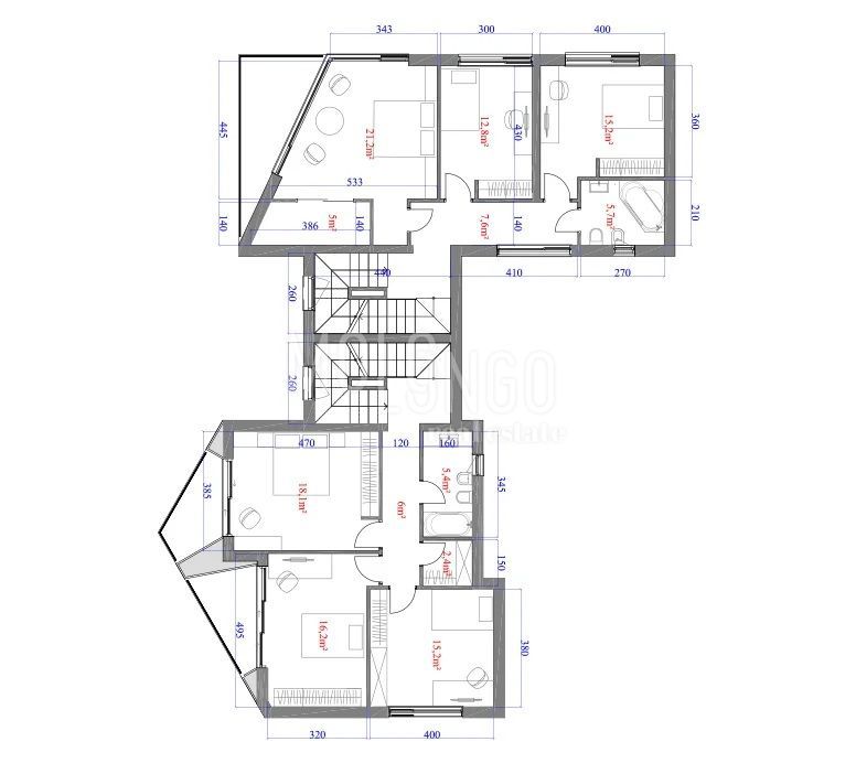 Stanovanje/apartma Kostrena, 75,90m2