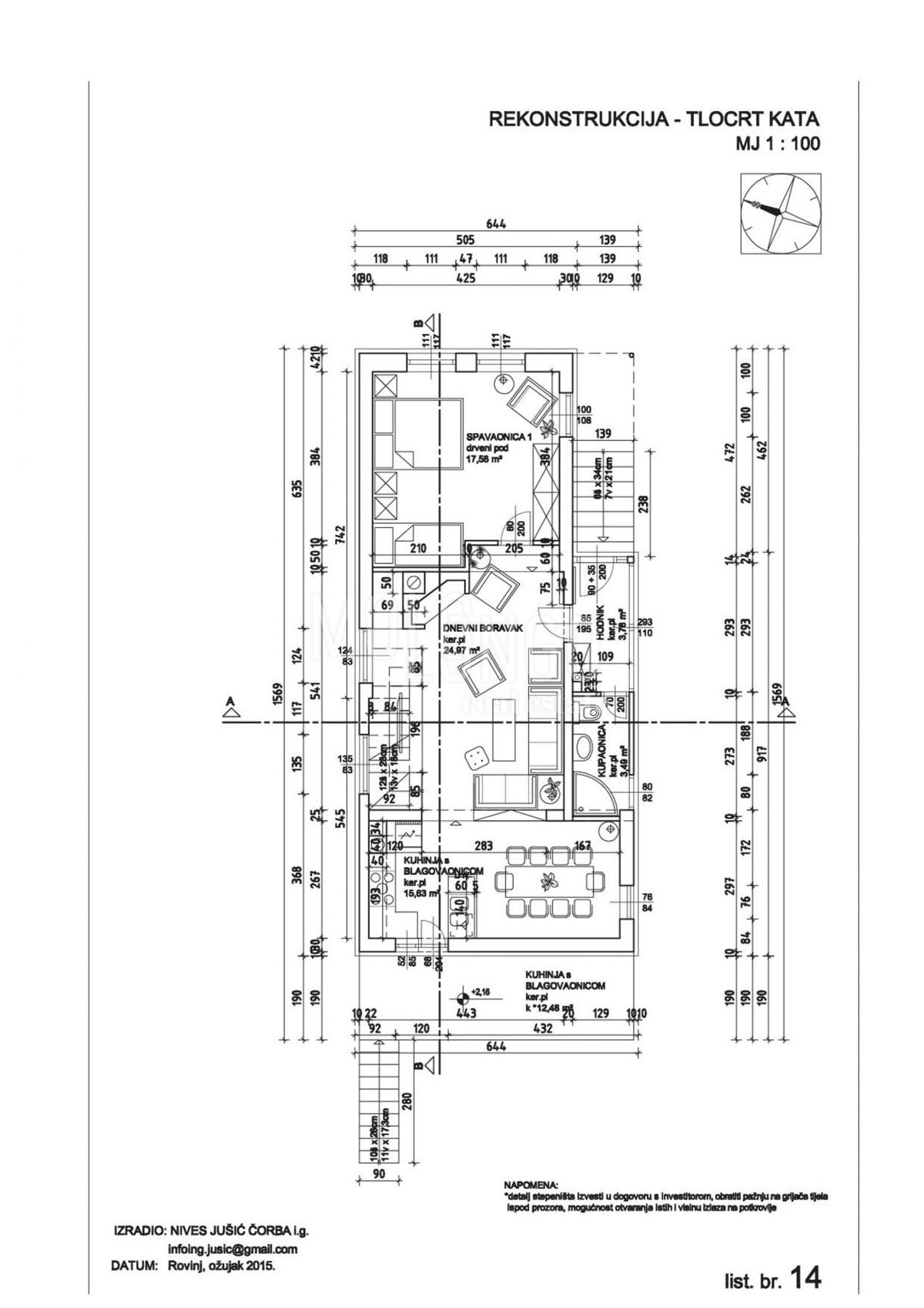 Hiša Mrkopalj, 208m2