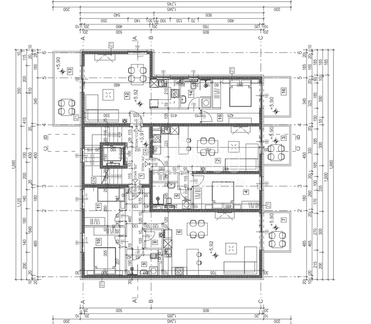 Stanovanje/apartma Vabriga, Tar-Vabriga, 98,08m2