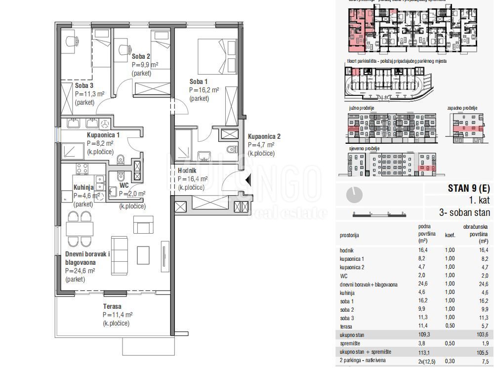 Stanovanje/apartma Martinkovac, Rijeka, 100m2