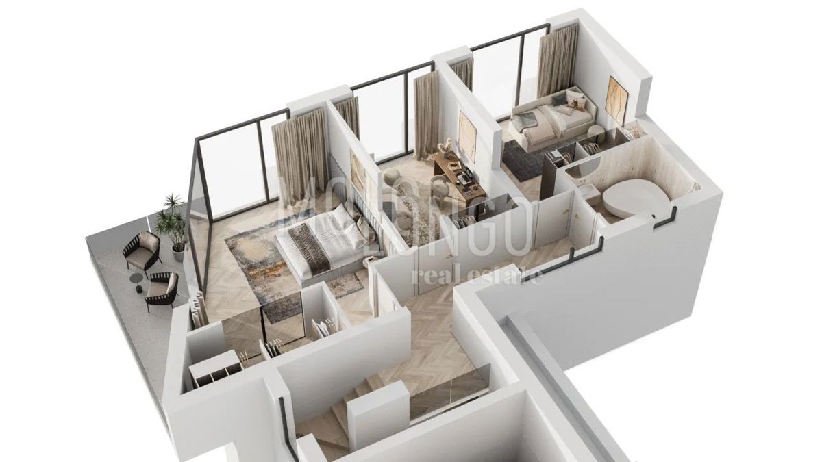 Stanovanje/apartma Kostrena, 75,90m2