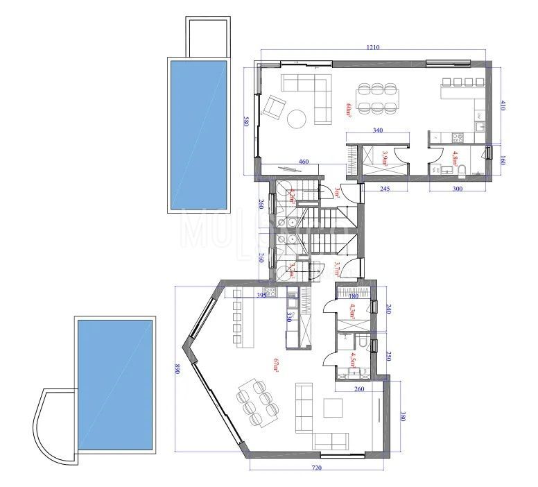 Stanovanje/apartma Kostrena, 75,90m2