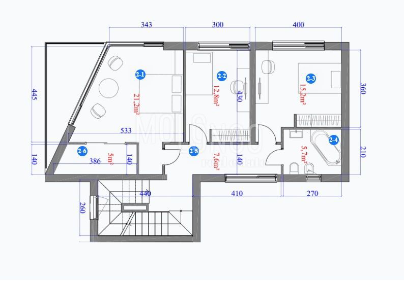 Stanovanje/apartma Kostrena, 75,90m2