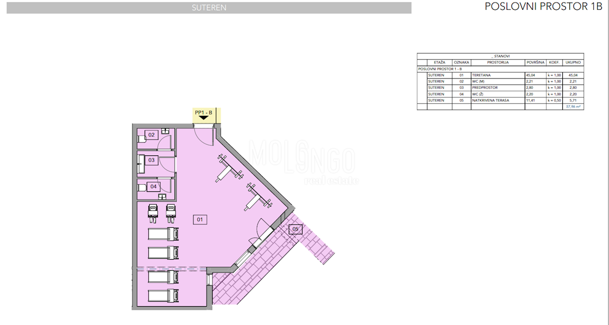 Poslovni prostor Opatija - Centar, Opatija, 57,96m2