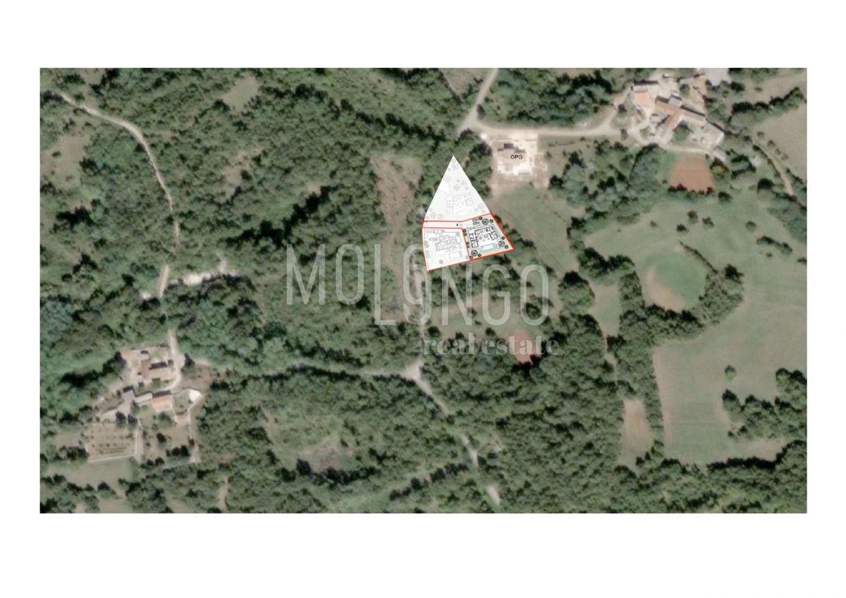 Zemljišče Gračišće, 1.384m2