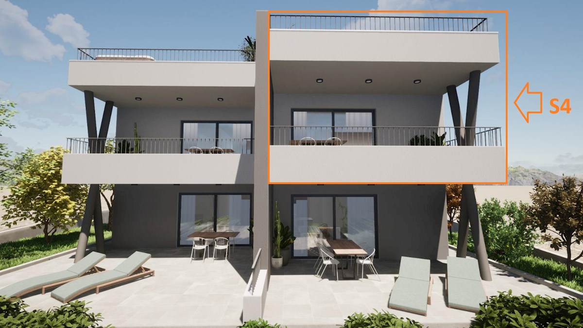 Vodice, novi apartmaji s pogledom na morje