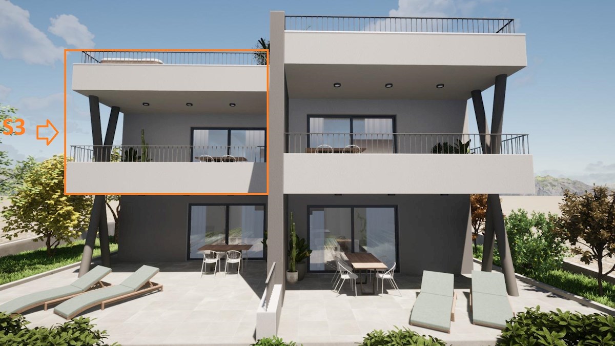 Vodice, novi apartmaji s pogledom na morje