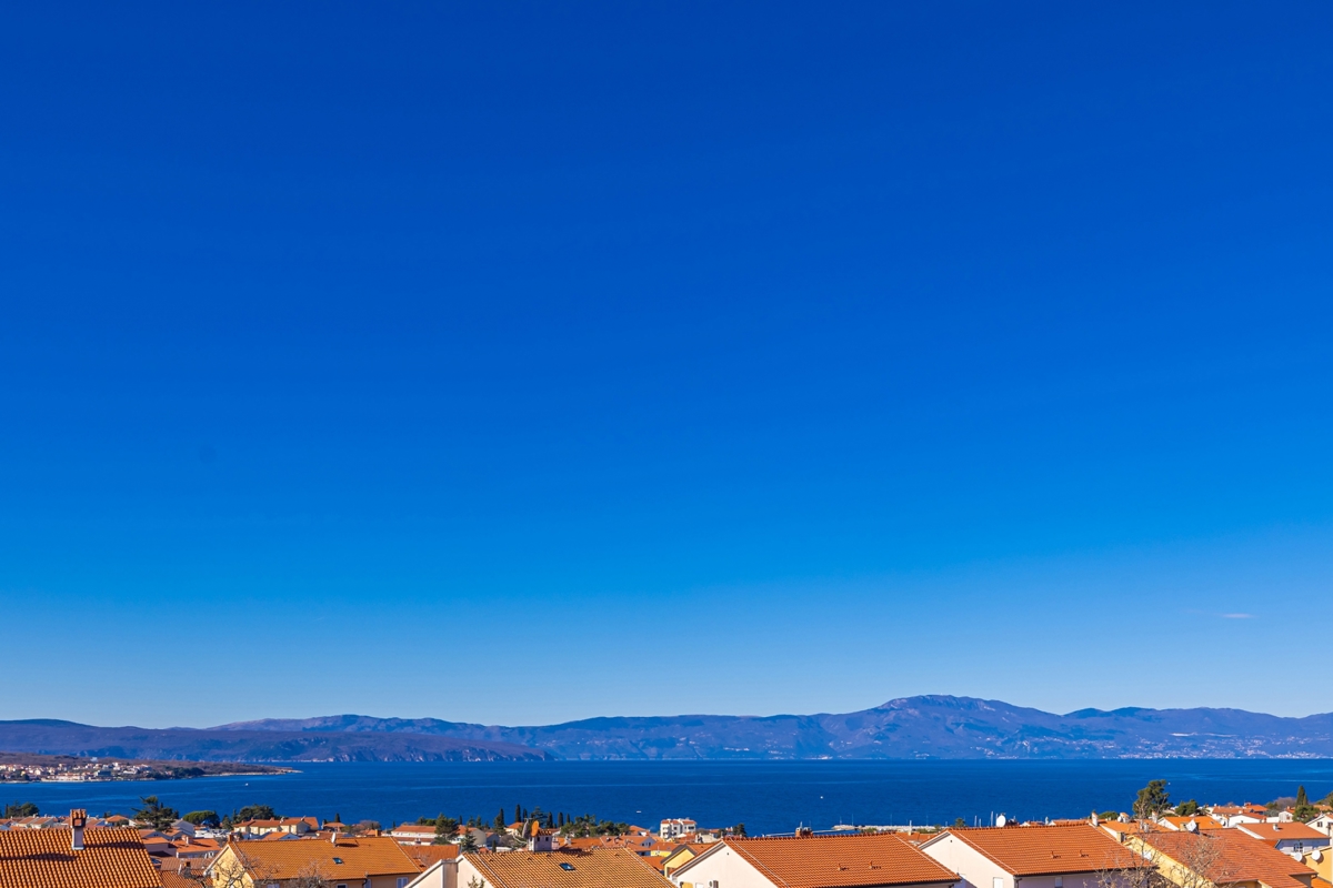 MALINSKA - Dvosobno stanovanje s panoramskim razgledom