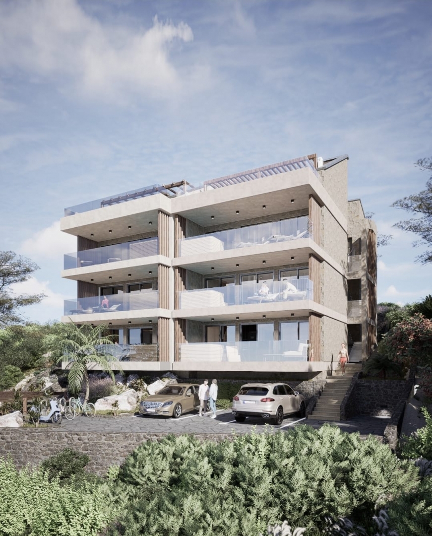 DRAMALJ - Apartma 105 m2 v drugem nadstropju, 150 m od morja, dve terasi, parkirišče