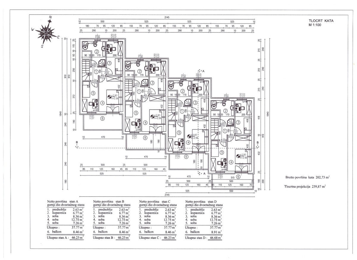 RIJEKA, ŠKURINJE - Končna hiša v vrsti s tremi spalnicami