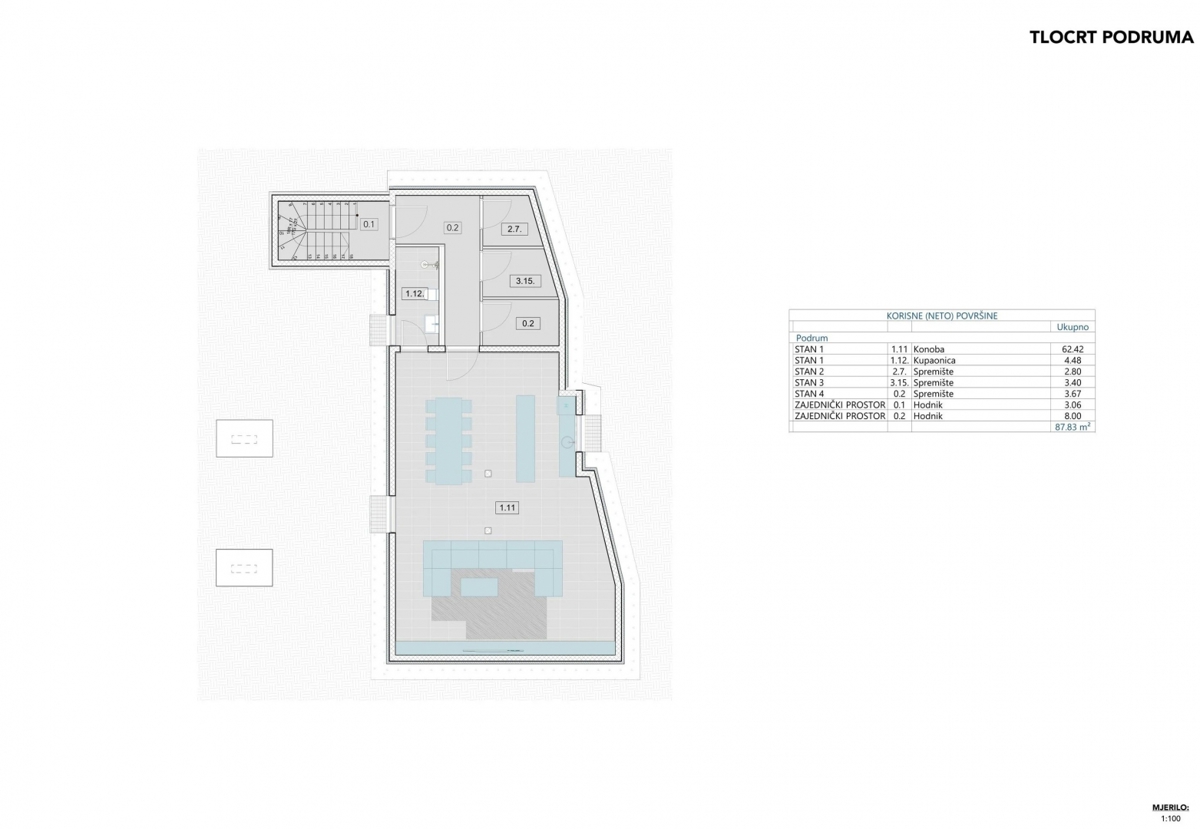 Mesto Krk - Luksuzni penthouse s panoramskim pogledom in bazenom