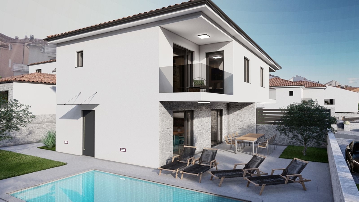 Hiša Malinska, Malinska-Dubašnica, 1m2