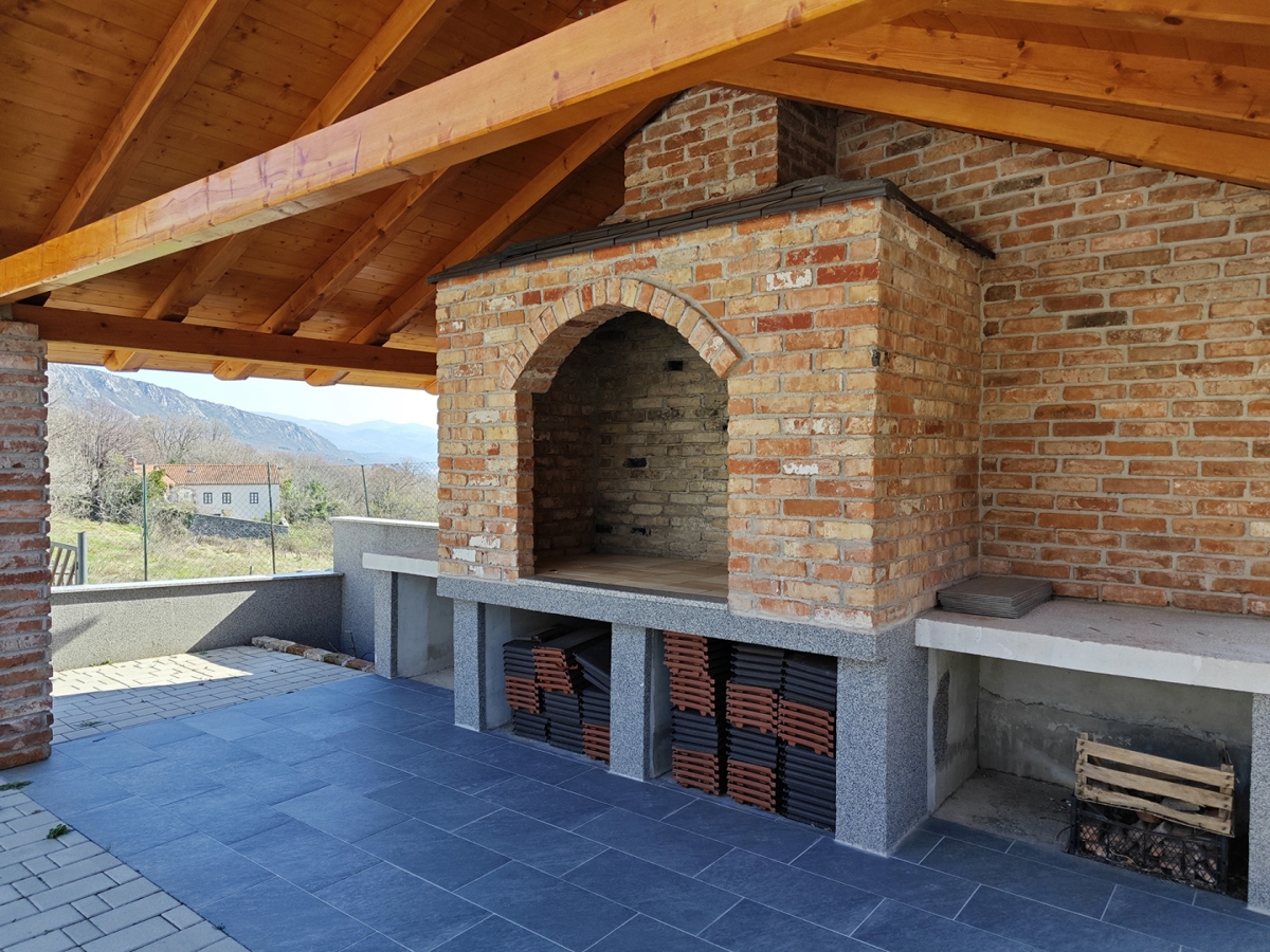 Bribir - Obnovljena kamnita hiša z bazenom