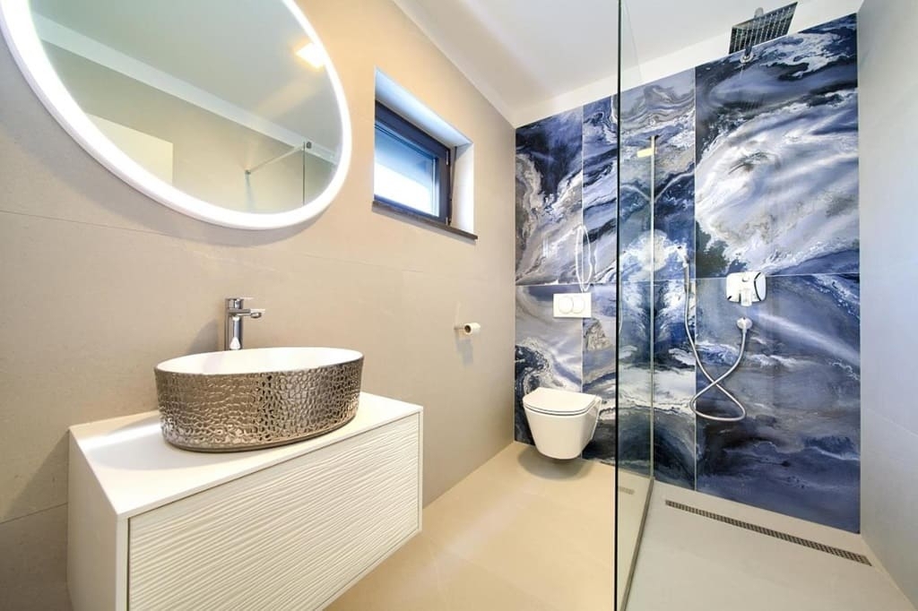 Malinska - Dvoetažni apartma z bazenom