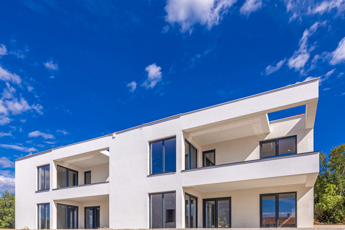 MALINSKA, OTOK KRK - Hiša dvojček z bazenom