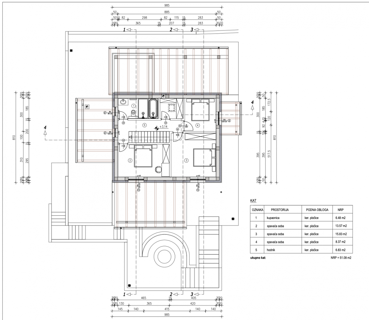 FUŽINE - Zemljišče s projektom in gradbenim dovoljenjem