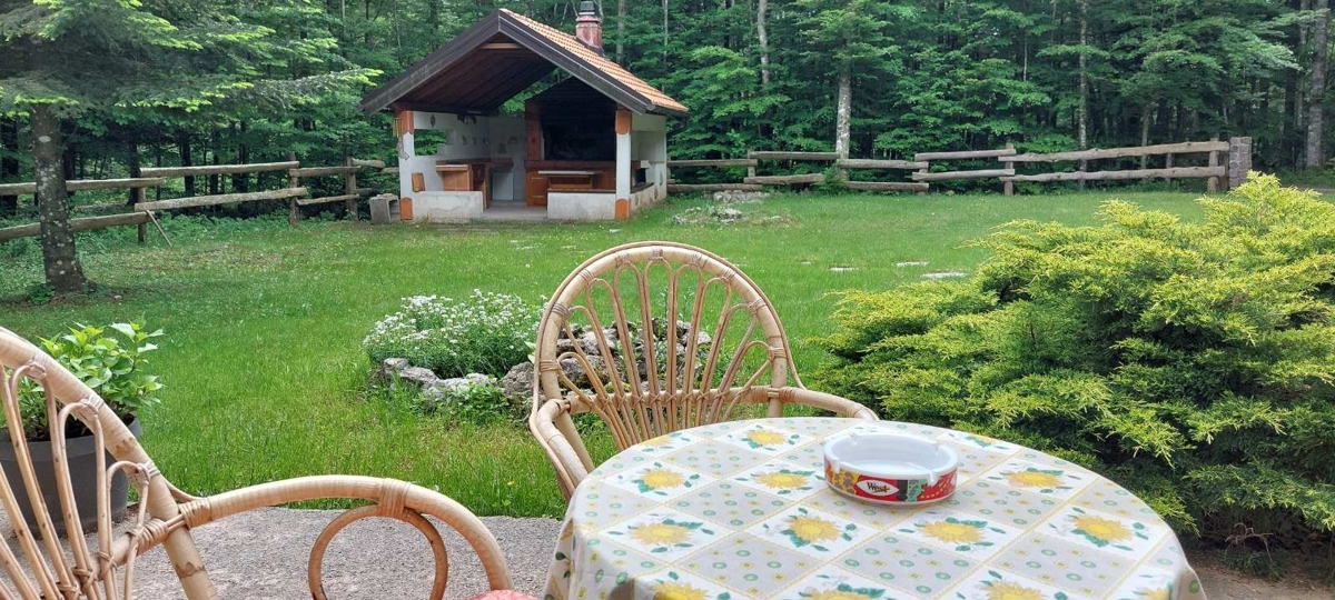 GORSKI KOTAR, LIČ - Hiša na samem obdana z gozdom