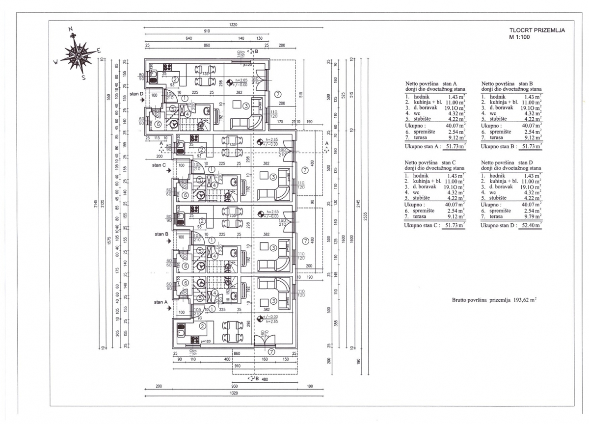 Hiša Škurinje, Rijeka, 90m2