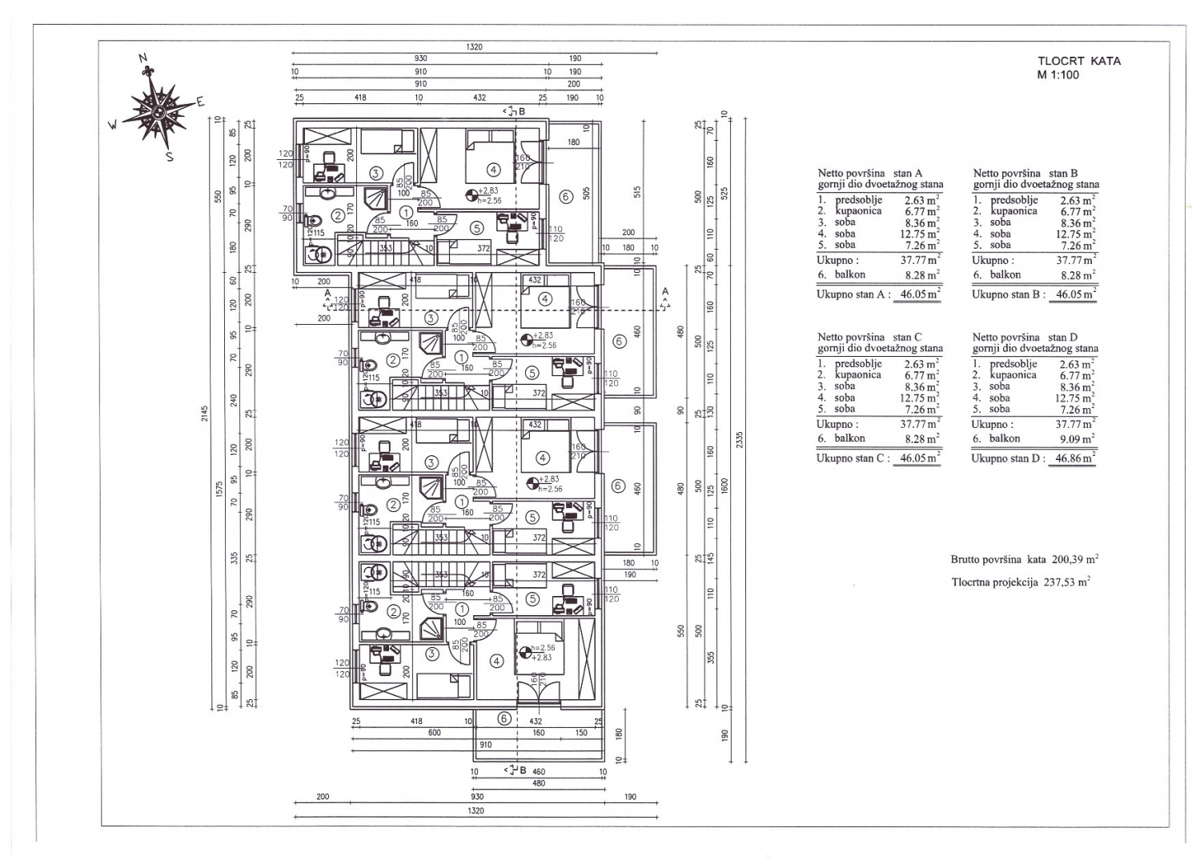 Hiša Škurinje, Rijeka, 90m2