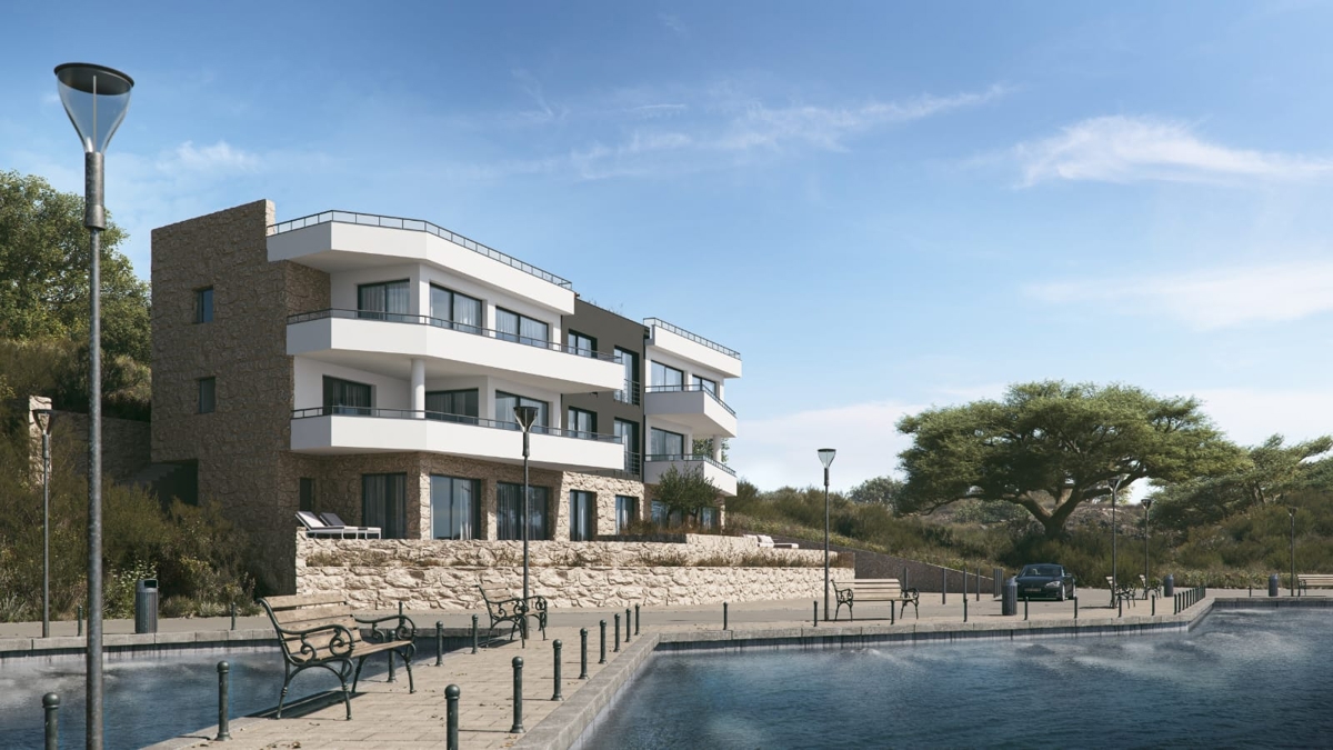OTOK KRK - Penthouse prva vrsta do morja 