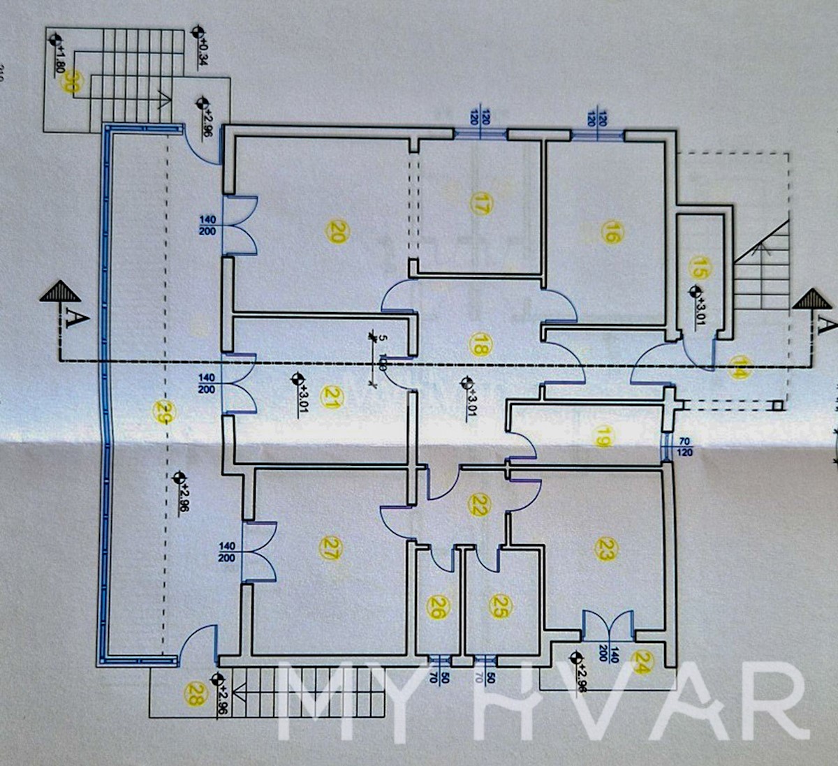 Stanovanje v prvem nadstropju v Zavali