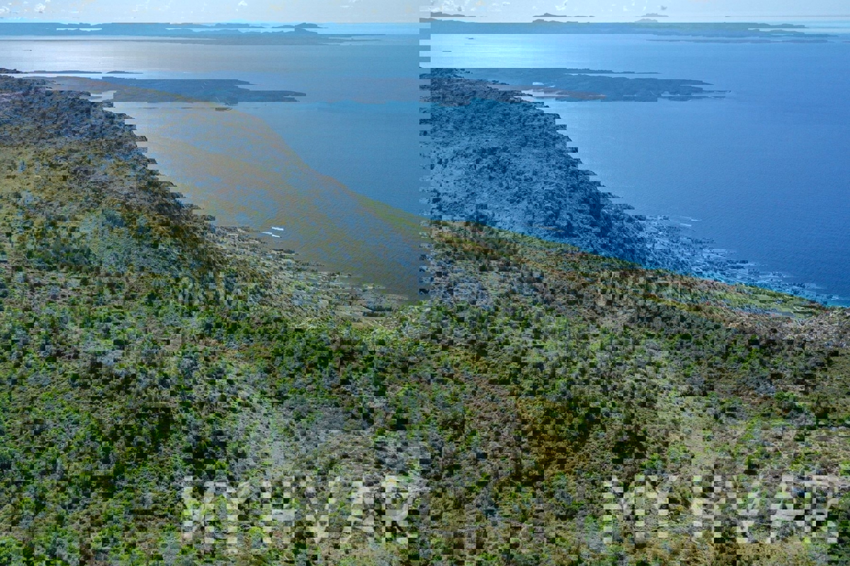 Zemljišče s panoramskim razgledom in hišo