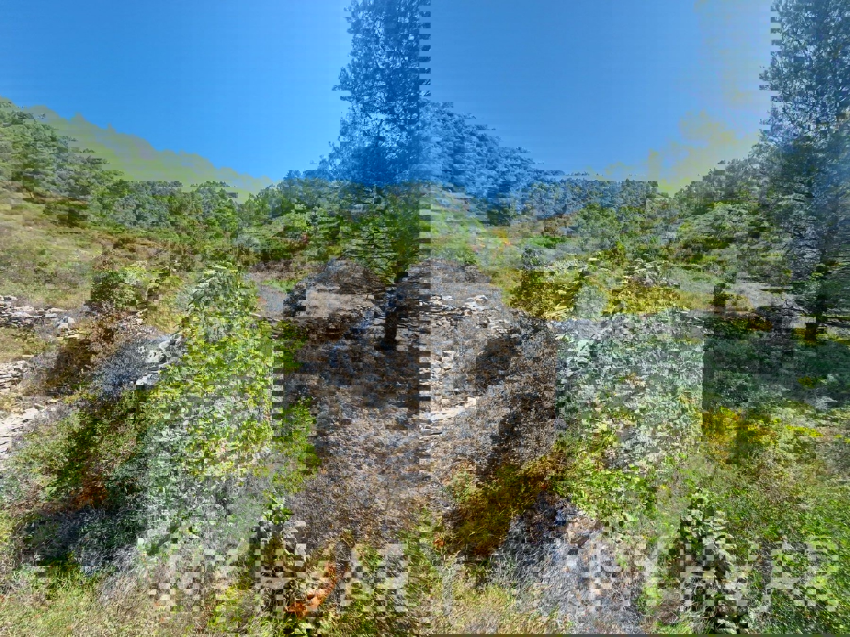 Zemljišče s panoramskim razgledom in hišo