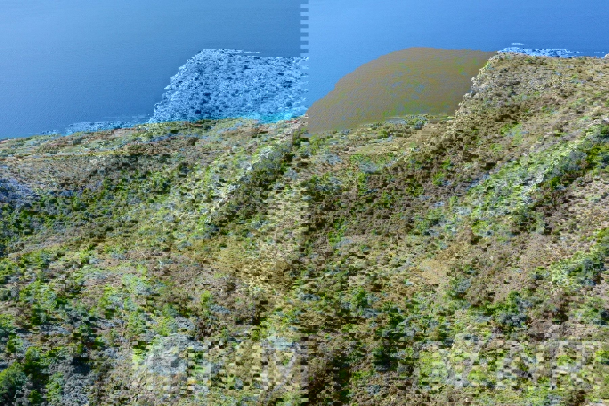 Zemljišče s panoramskim razgledom in hišo