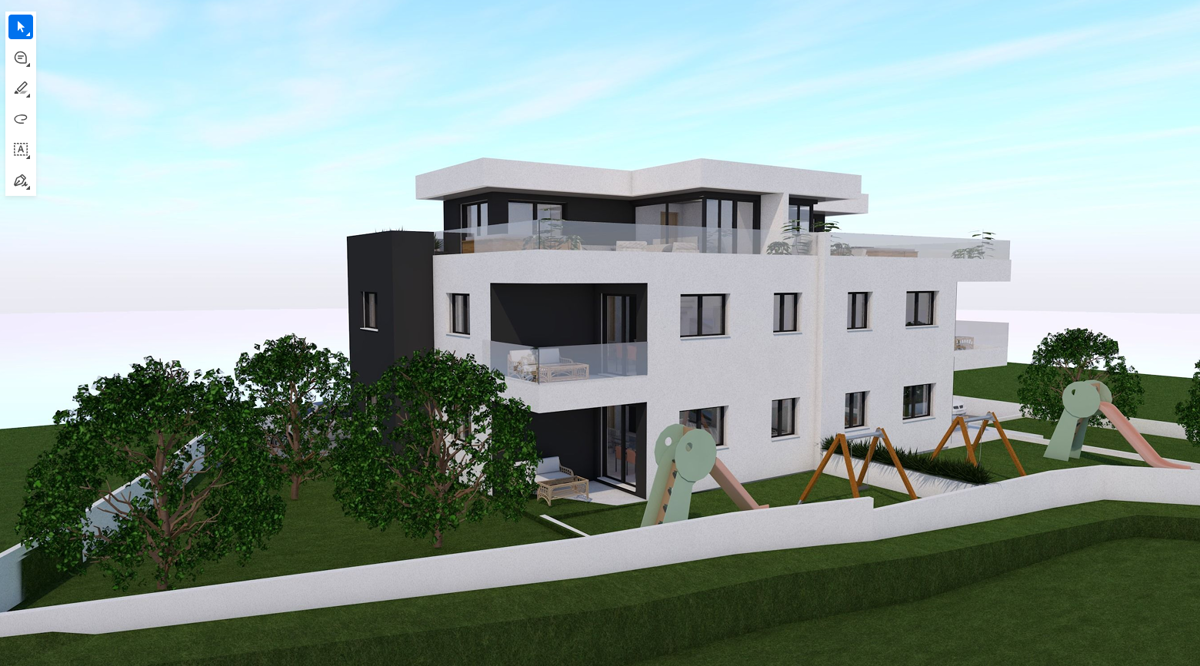 Vodice - NOVOGRADNJA S4 stanovanje s strešno teraso