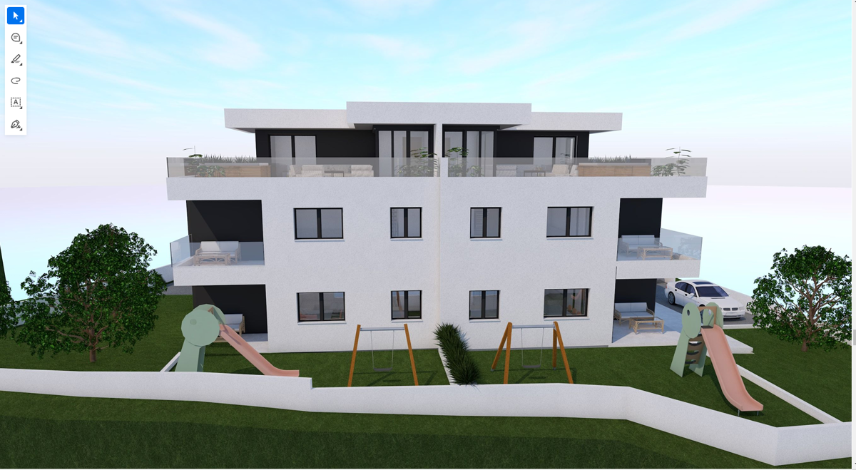 Vodice - NOVOGRADNJA S4 stanovanje s strešno teraso