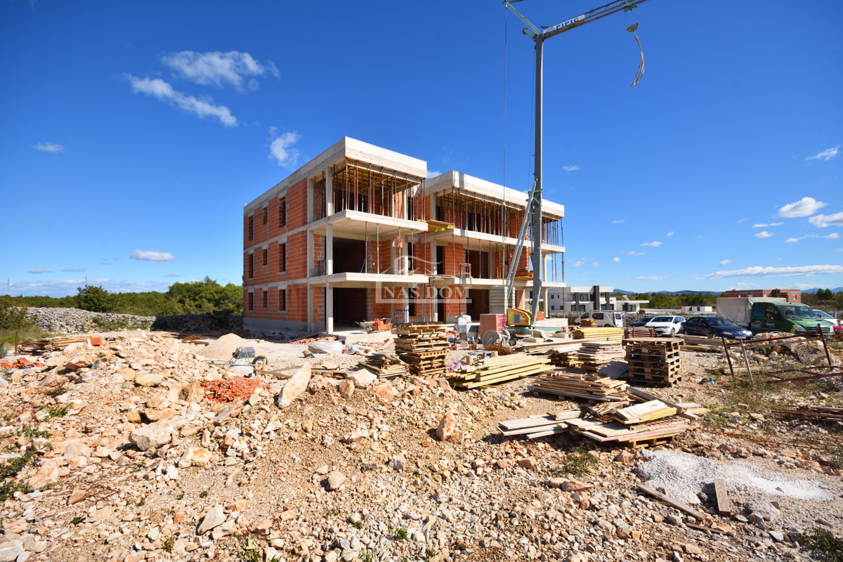 Vodice - Stanovanje S4, I. nadstropje, pogled na morje - Novogradnja