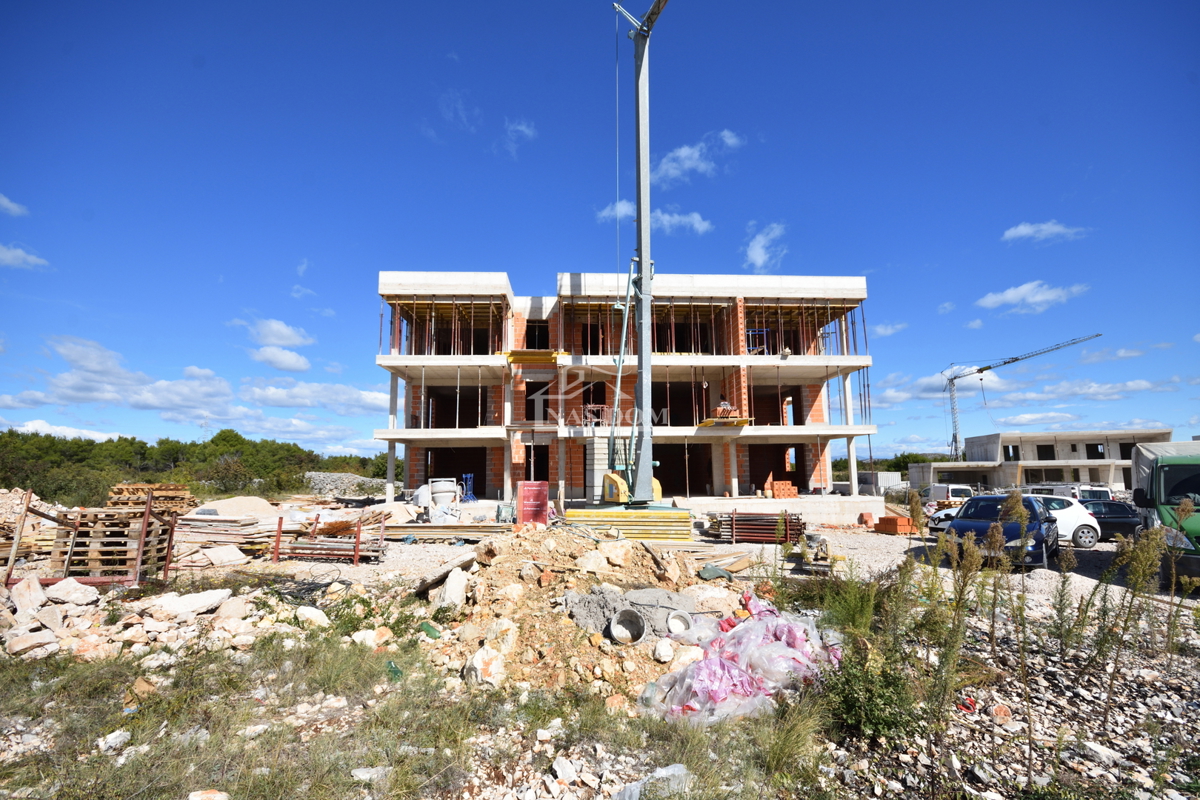 Vodice - Stanovanje S4, I. nadstropje, pogled na morje - Novogradnja