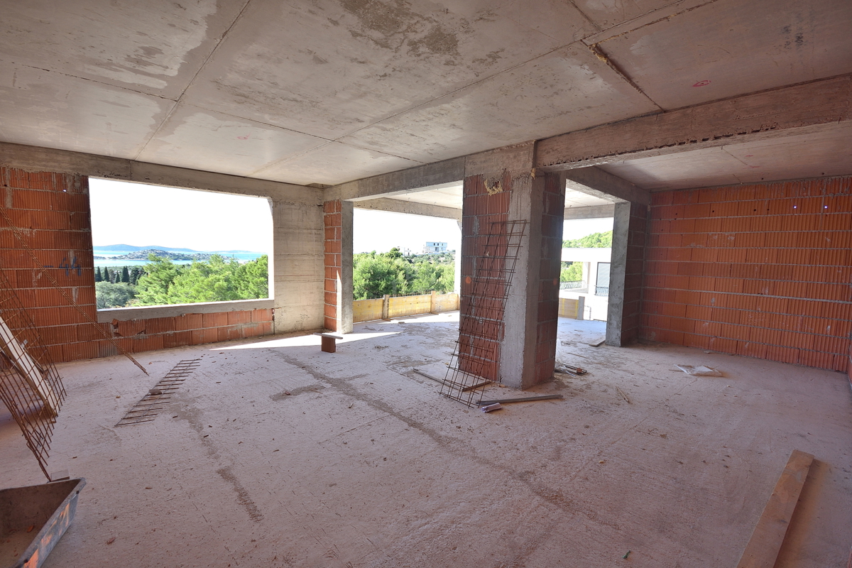 Vodice - S7 Stanovanje s tremi spalnicami, panoramski pogled na morje, novogradnja